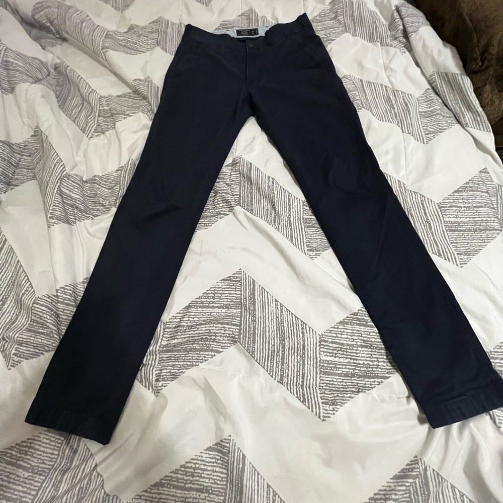 Abercrombie & Fitch Super Skinny Chinos 31x34 Navy